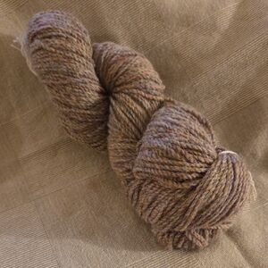 Cozy Brown Yarn Skein